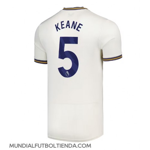 Camiseta Everton Michael Keane #5 Tercera Equipación Replica 2024-25 mangas cortas
